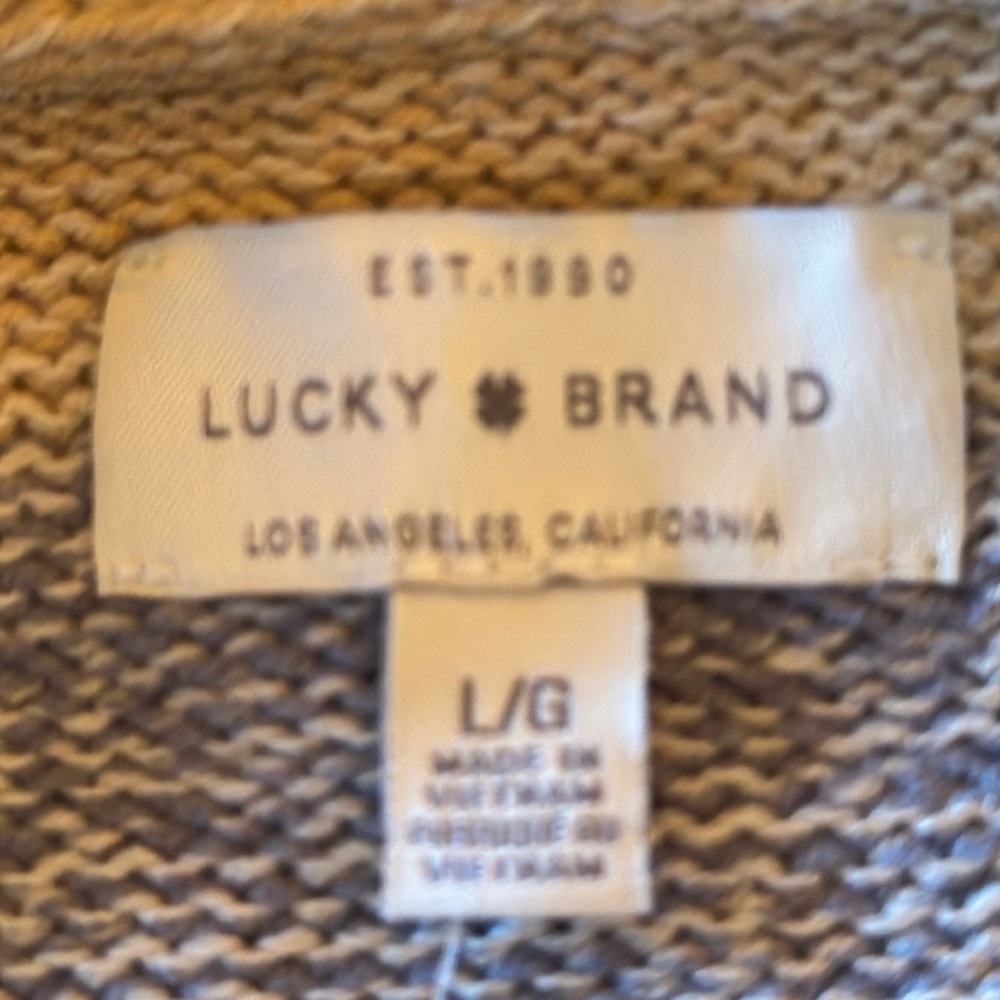 Lucky Brand women’s open front sweater NWT size Large - Picture 6 of 10